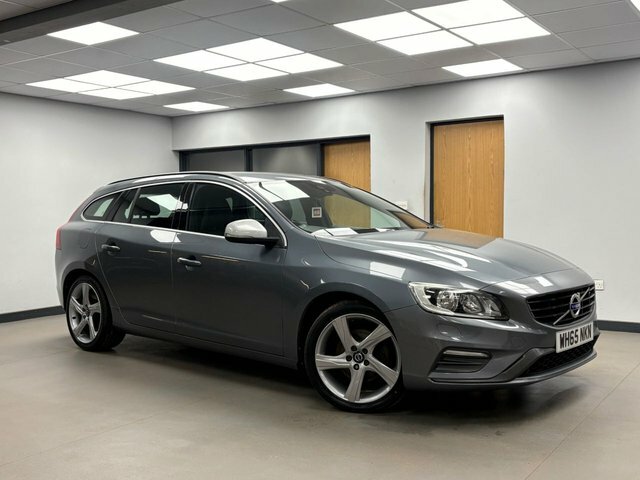 Volvo V60 2.0 D4 R-design Nav Estate Euro WH65NKN Grey #2