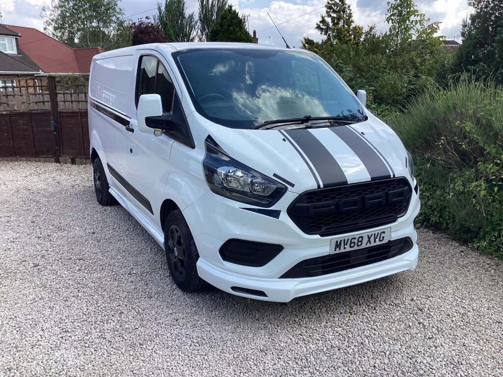 Ford Transit Custom 2.0 300 Ecoblue L1 H1 Euro 6 MV68XVG White #4