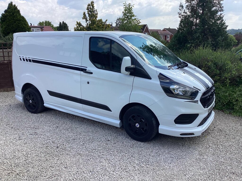 Ford Transit Custom 2.0 300 Ecoblue L1 H1 Euro 6 MV68XVG White #2