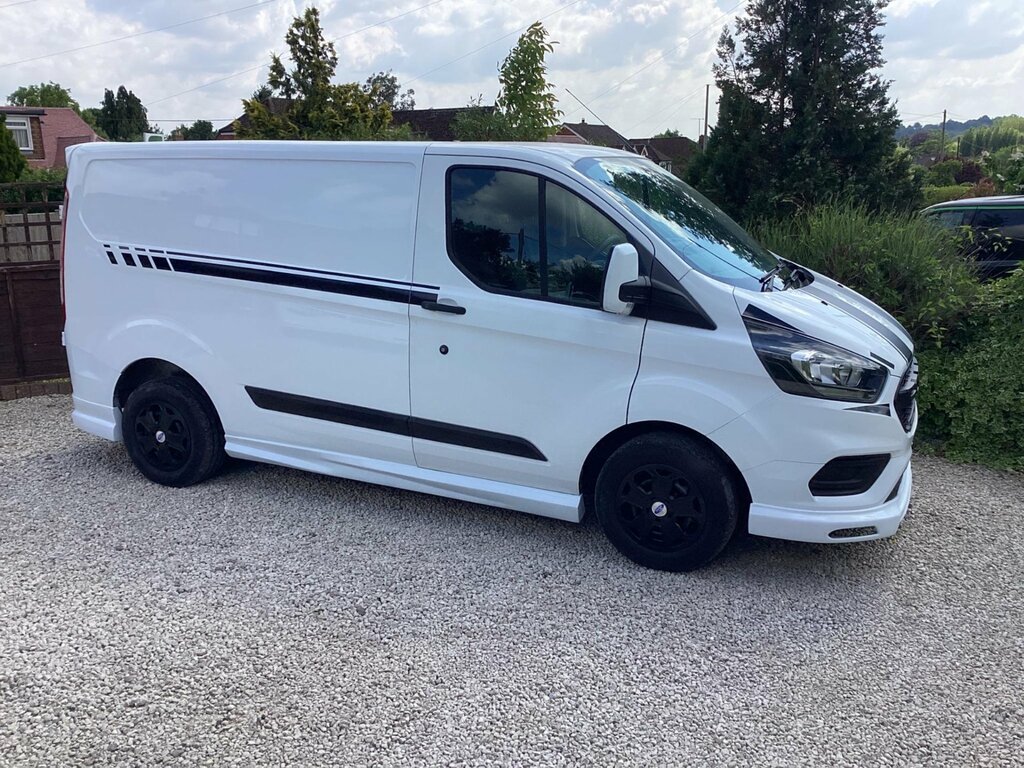 Ford Transit Custom 2.0 300 Ecoblue L1 H1 Euro 6 MV68XVG White #3