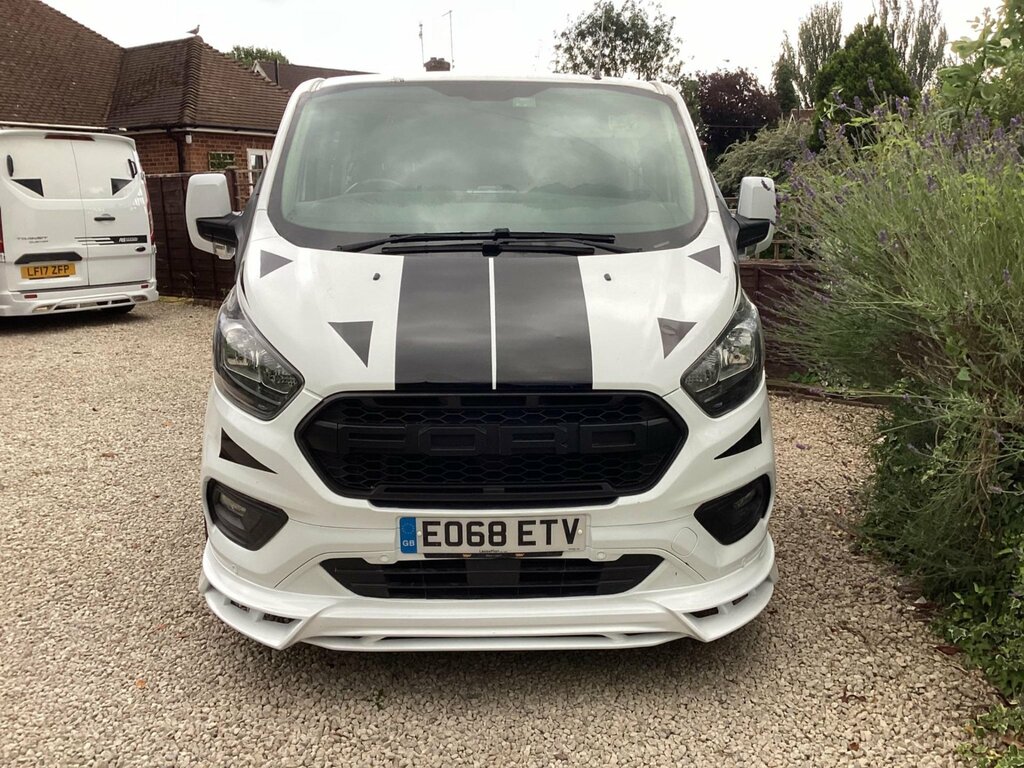 Ford Transit Custom 2.0 320 Ecoblue Crew Van L1 H1 Euro 6 6 Seat EO68ETV White #4