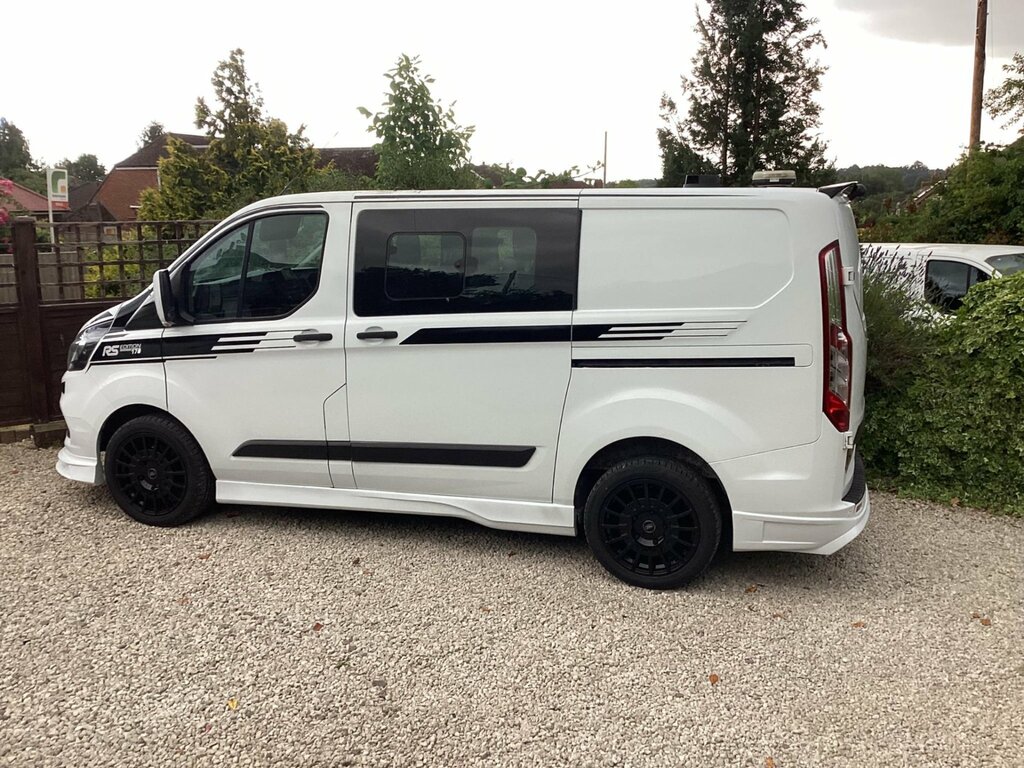 Ford Transit Custom 2.0 320 Ecoblue Crew Van L1 H1 Euro 6 6 Seat EO68ETV White #5
