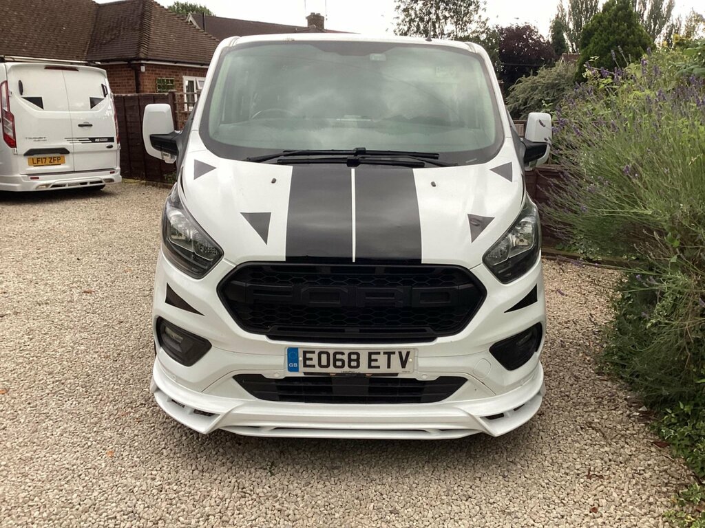 Ford Transit Custom 2.0 320 Ecoblue Crew Van L1 H1 Euro 6 6 Seat EO68ETV White #3