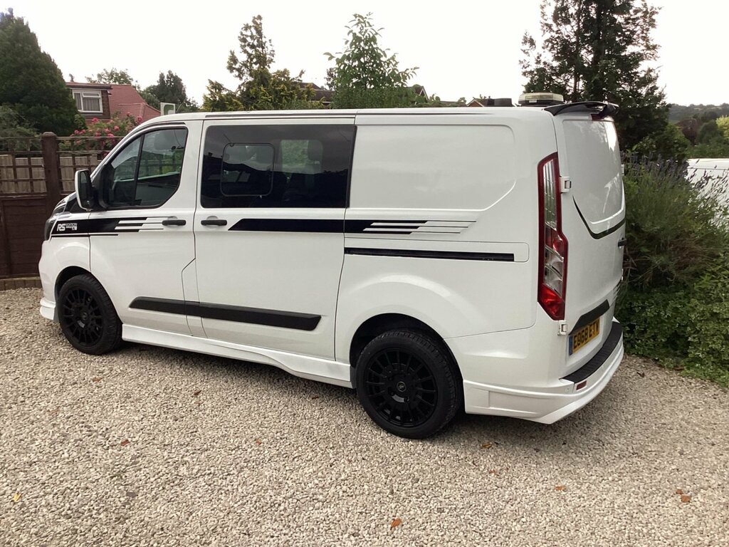 Ford Transit Custom 2.0 320 Ecoblue Crew Van L1 H1 Euro 6 6 Seat EO68ETV White #6