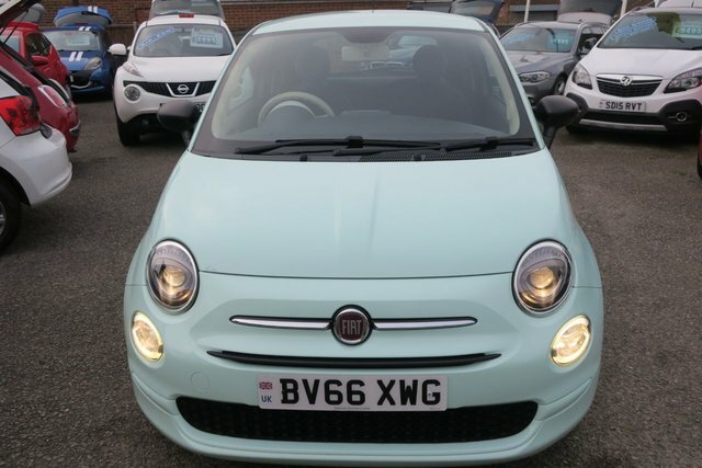 Fiat 500 2016 1.2 Pop Hatchback Euro 6 S BV66XWG Green #5