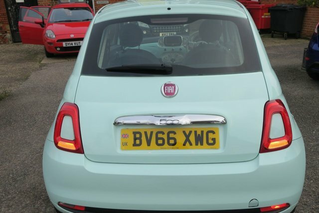 Fiat 500 2016 1.2 Pop Hatchback Euro 6 S BV66XWG Green #6