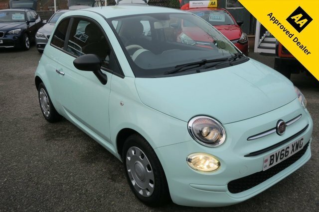 Fiat 500 2016 1.2 Pop Hatchback Euro 6 S Green