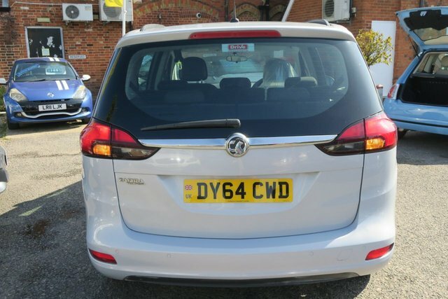 Vauxhall Zafira Tourer 2014 1.8 16V Exclusiv Mpv Euro 5 Grey #6