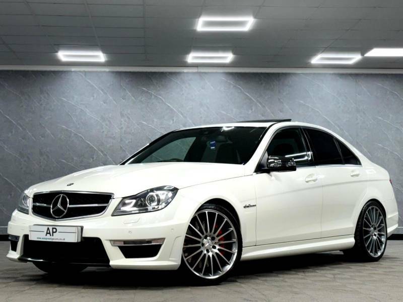 Mercedes-Benz C Class 6.3 C63 V8 Amg Spds Mct Euro 5 Amg Performance LF13UYJ White #3