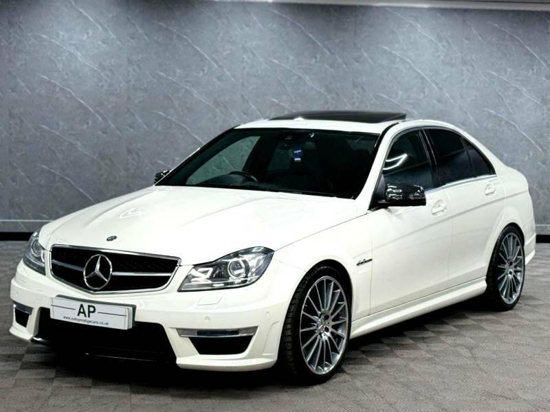 Mercedes-Benz C Class 6.3 C63 V8 Amg Spds Mct Euro 5 Amg Performance LF13UYJ White #5