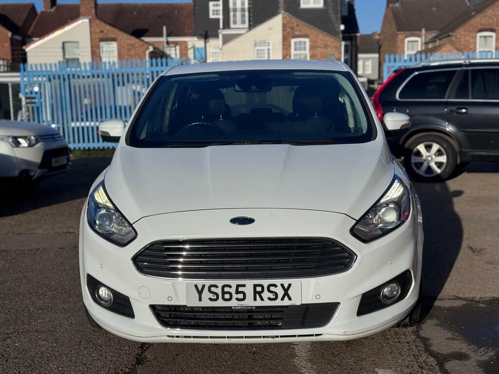Ford S-Max 2.0 Tdci Titanium Mpv Euro 6 S YS65RSX White #2