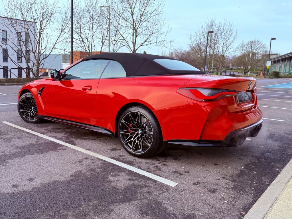 BMW M4 3.0 M4 Competition M Xdrive Convertible 2022 NL22OPH Red #3