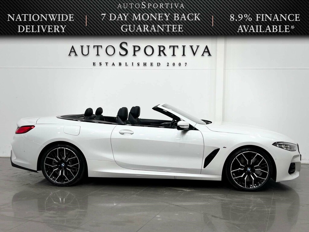 BMW 8 Series 3 L M Sport White #3