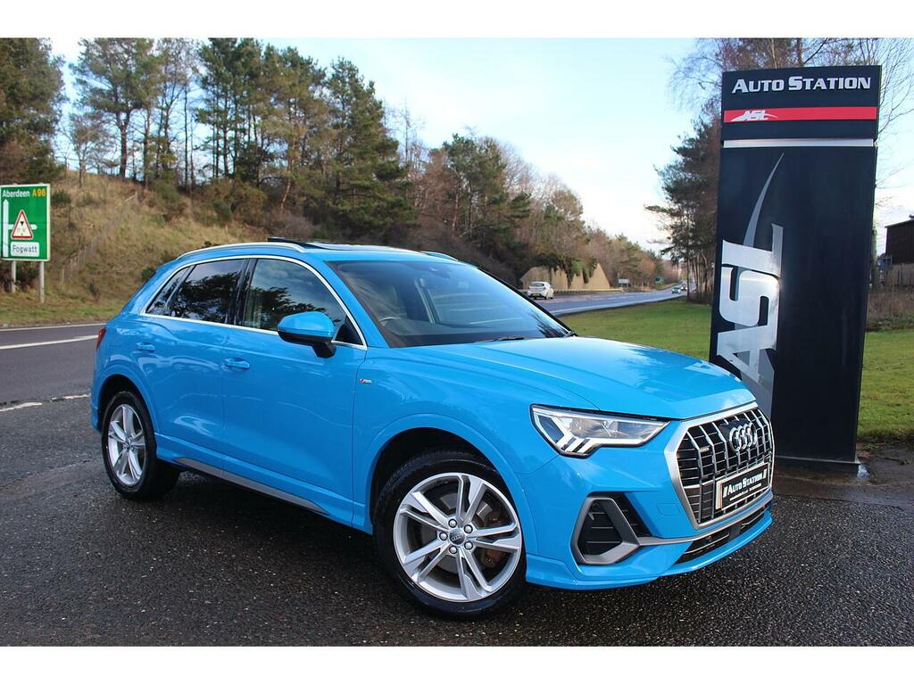 Audi Q3 2.0 Tdi 40 S Line S Tronic Quattro Euro 6 Ss Blue