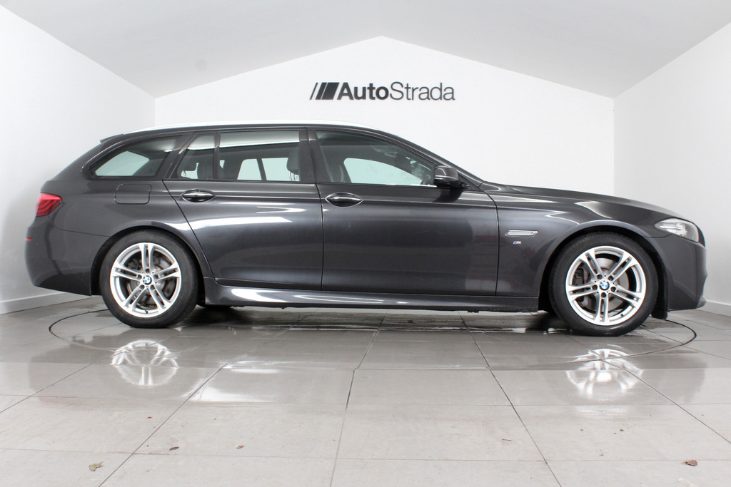 BMW 5 Series 525D M Sport Touring WA14VBL Grey #3