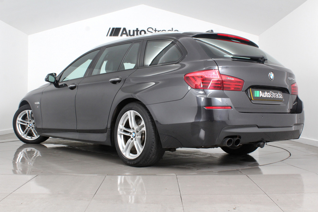 BMW 5 Series 525D M Sport Touring WA14VBL Grey #5
