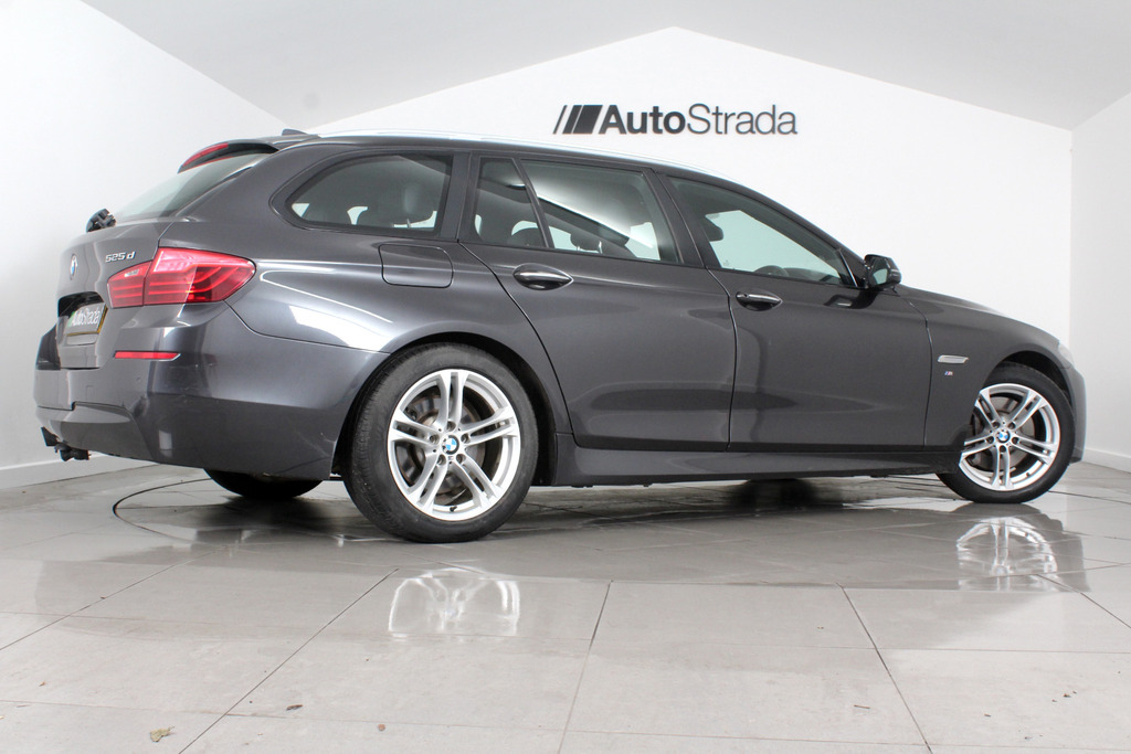 BMW 5 Series 525D M Sport Touring WA14VBL Grey #6