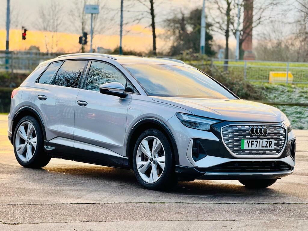 Audi Q4 E Tron 40 S Line Silver