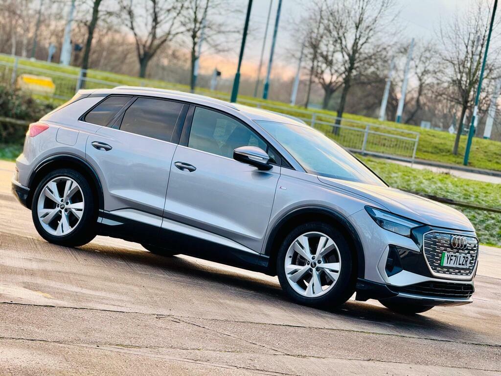 Audi Q4 E Tron 40 S Line YF71LZR Silver #5