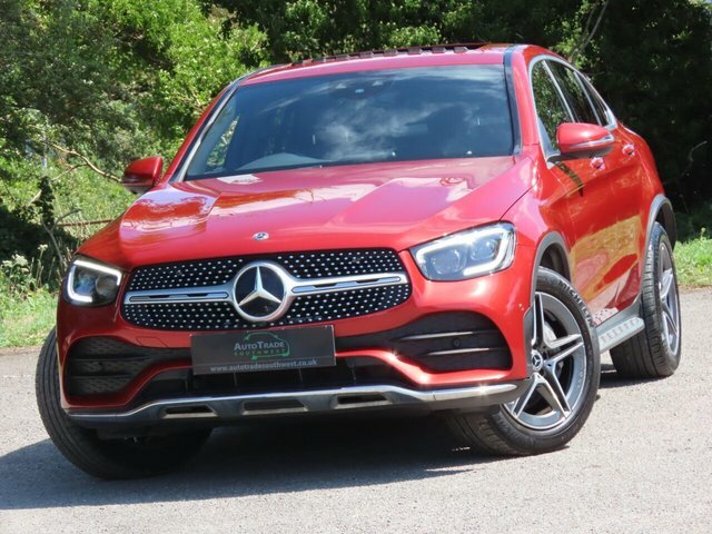 Mercedes-Benz GLC Class 2.0 Gl300 Amg Line Premium Plus Coupe G-tronic LD69YYG Red #2