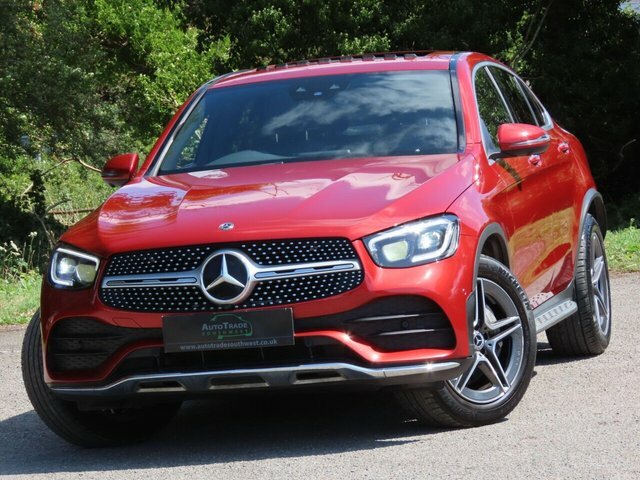 Mercedes-Benz GLC Class 2.0 Gl300 Amg Line Premium Plus Coupe G-tronic Red