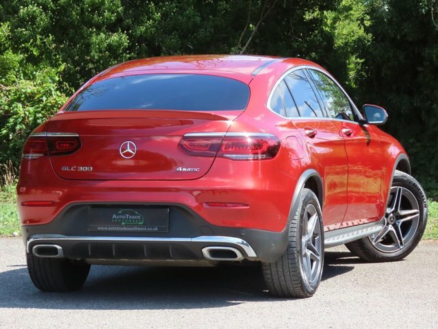 Mercedes-Benz GLC Class 2.0 Gl300 Amg Line Premium Plus Coupe G-tronic LD69YYG Red #5
