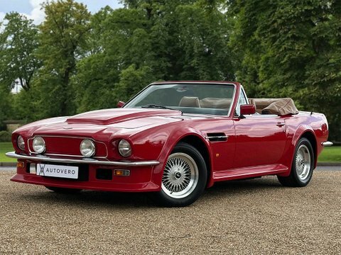 Aston Martin V8 Volante Red