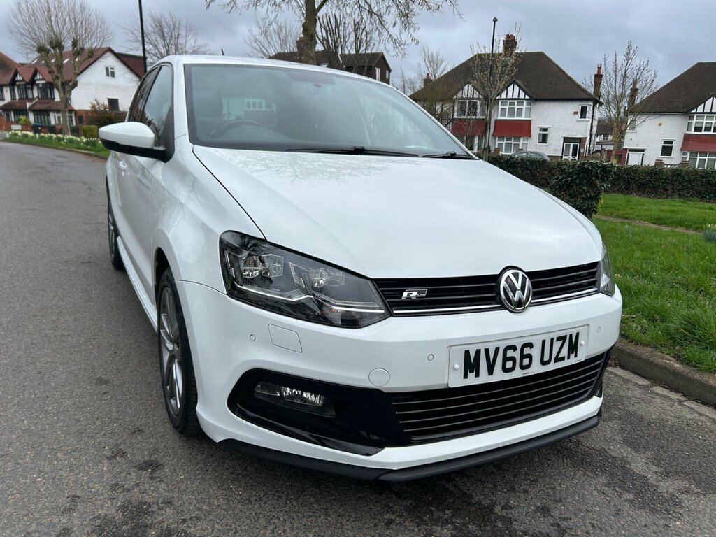 Volkswagen Polo 1.0 Tsi Bluemotion Tech R-line Euro 6 Ss MV66UZM White #5