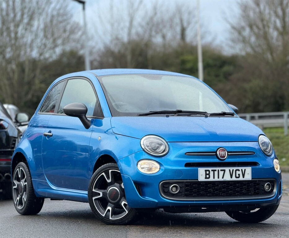 Fiat 500 S Blue