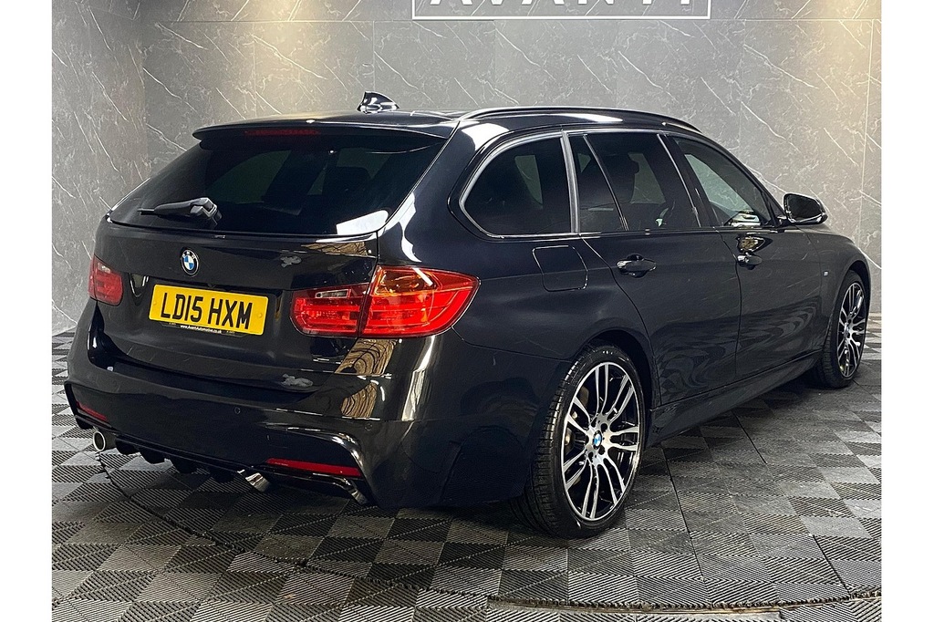 BMW 3 Series 320D M Sport U5083 LD15HXM Blue #3