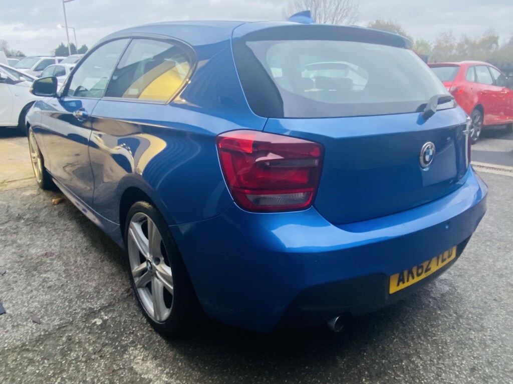 BMW 1 Series Hatchback 2.0 118D M Sport 3-Door 201262 AK62YLD Blue #5