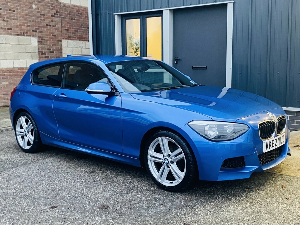 BMW 1 Series Hatchback 2.0 118D M Sport 3-Door 201262 AK62YLD Blue #2