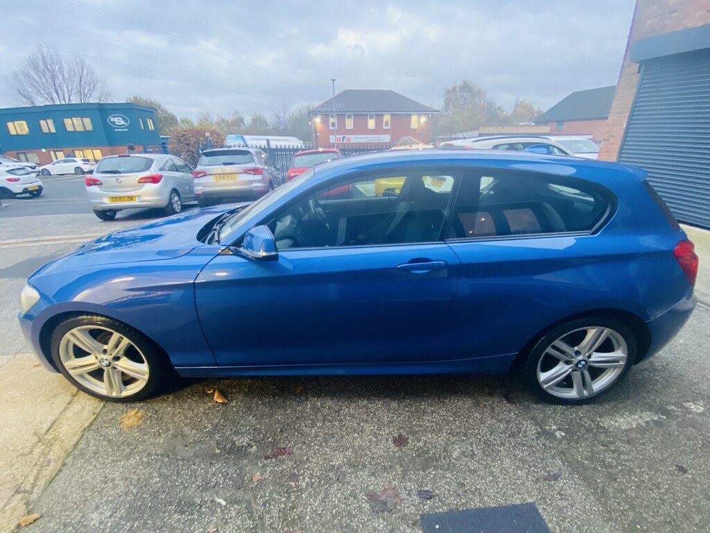 BMW 1 Series Hatchback 2.0 118D M Sport 3-Door 201262 AK62YLD Blue #6