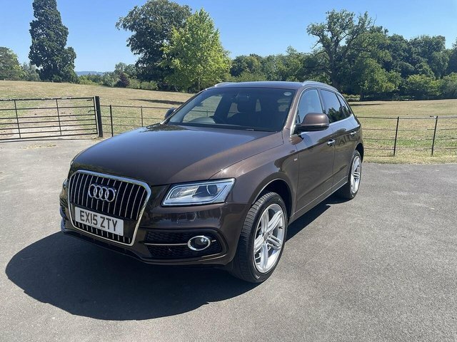 Audi Q5 2015 2.0 Tdi S Line Plus Suv S Tronic Q Brown