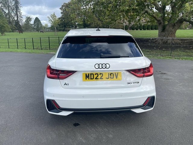 Audi A1 2022 1.0 Tfsi 30 S Line Sportback S Tro MD22JOV White #4