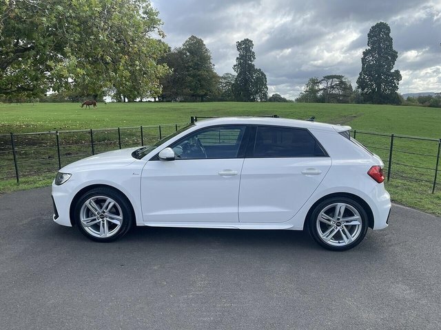 Audi A1 2022 1.0 Tfsi 30 S Line Sportback S Tro MD22JOV White #2