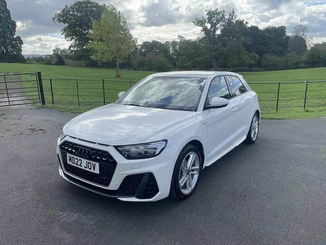 Audi A1 2022 1.0 Tfsi 30 S Line Sportback S Tro White