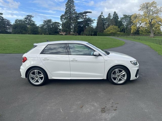Audi A1 2022 1.0 Tfsi 30 S Line Sportback S Tro MD22JOV White #6