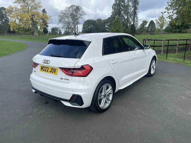 Audi A1 2022 1.0 Tfsi 30 S Line Sportback S Tro MD22JOV White #5