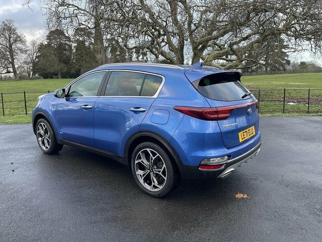 Kia Sportage 2022 1.6 T-gdi Gt-line Suv Dct Awd Euro LE71ELU Blue #3