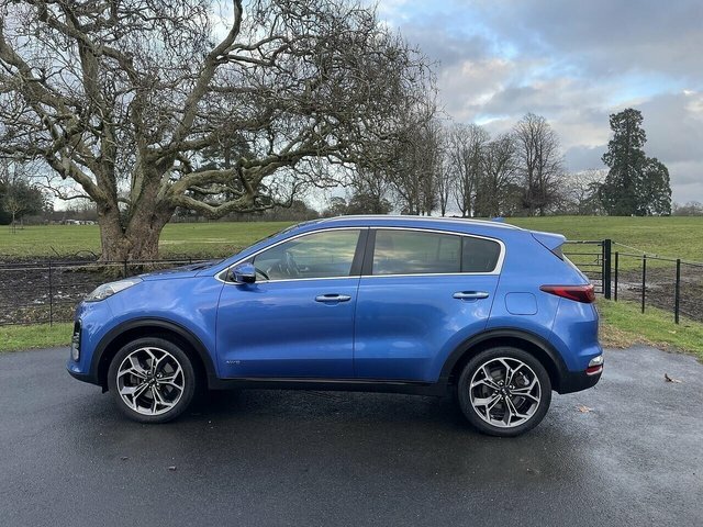 Kia Sportage 2022 1.6 T-gdi Gt-line Suv Dct Awd Euro LE71ELU Blue #2