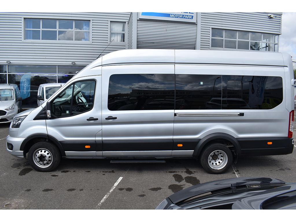 Ford Transit Custom 460 Ecoblue Limited 17 Seater Minibus 165 Bhp Sat CF24ENM Silver #3
