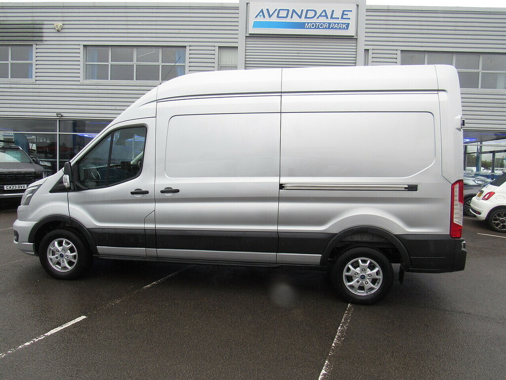 Ford Transit Custom 2.0 350 Ecoblue Limited Panel Van Manua CA24XUO Silver #4