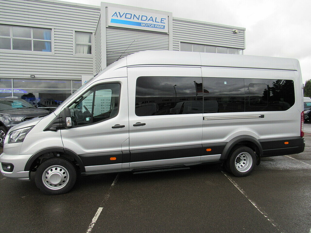 Ford Transit Custom 460 Ecoblue Limited 17 Seater Minibus 165 Bhp Sat CN74NKC Silver #4