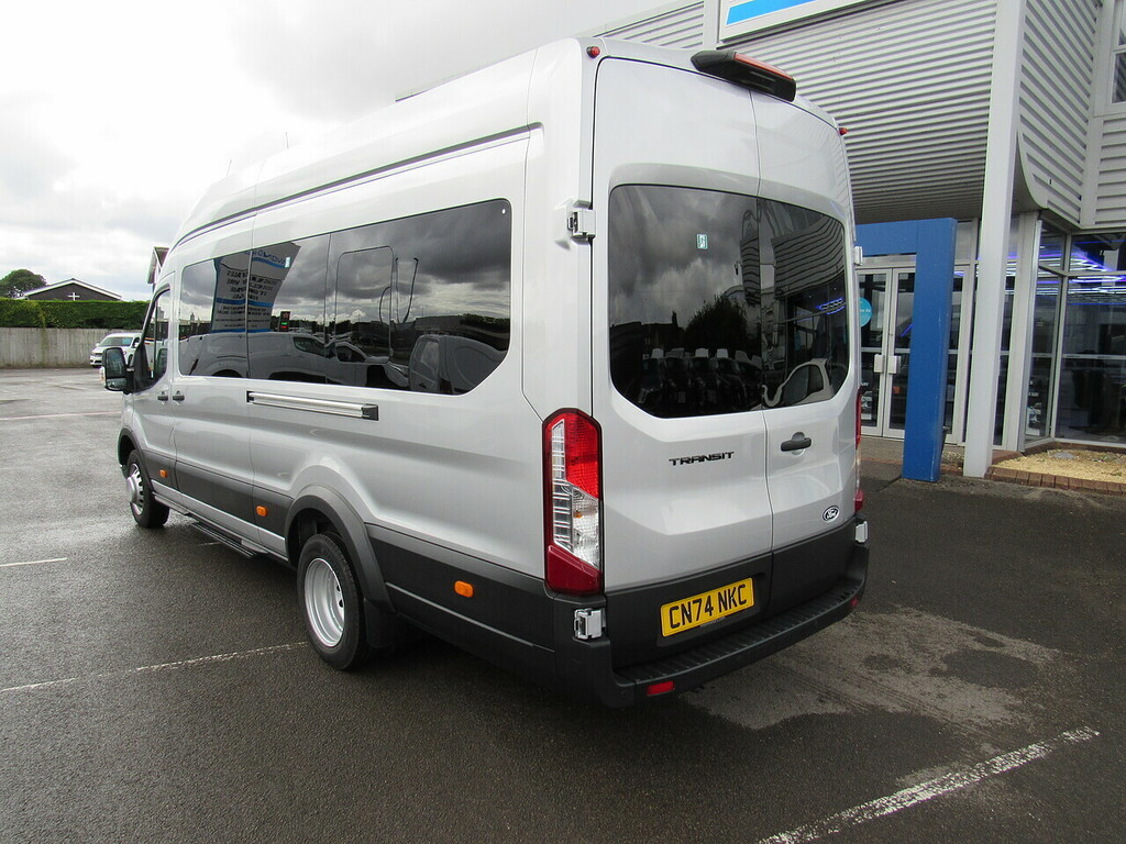 Ford Transit Custom 460 Ecoblue Limited 17 Seater Minibus 165 Bhp Sat CN74NKC Silver #5