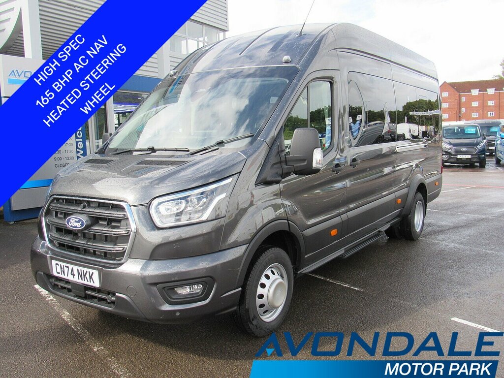 Ford Transit Custom 460 Ecoblue Limited 17 Seater Minibus 165 Bhp Sat Grey