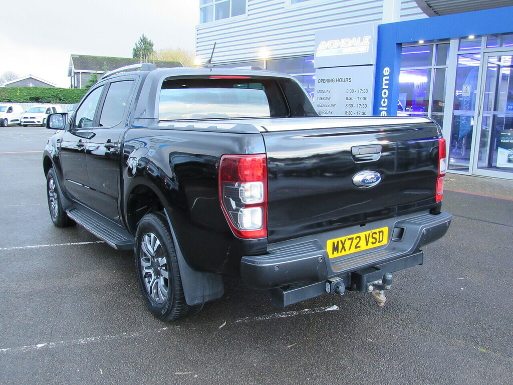 Ford Ranger 2.0 Ecoblue Wildtrak Pickup Double Cab MX72VSD Black #4