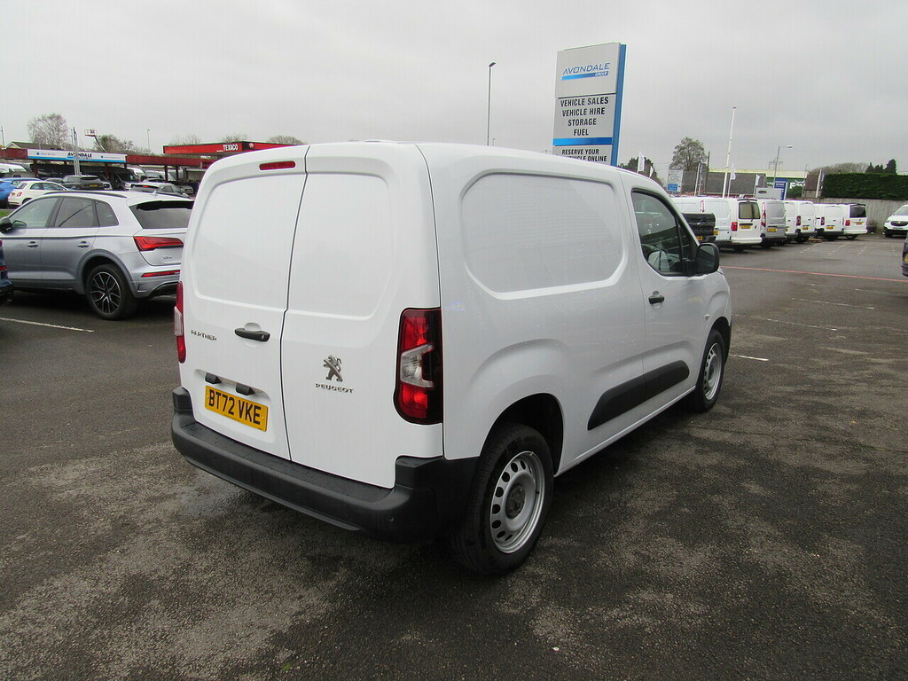 Peugeot Partner Bluehdi 1000 Professional Premium Euro 6 White V BT72VKE White #5