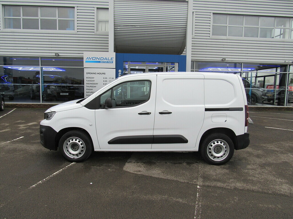 Peugeot Partner Bluehdi 1000 Professional Premium Euro 6 White V BT72VKE White #2