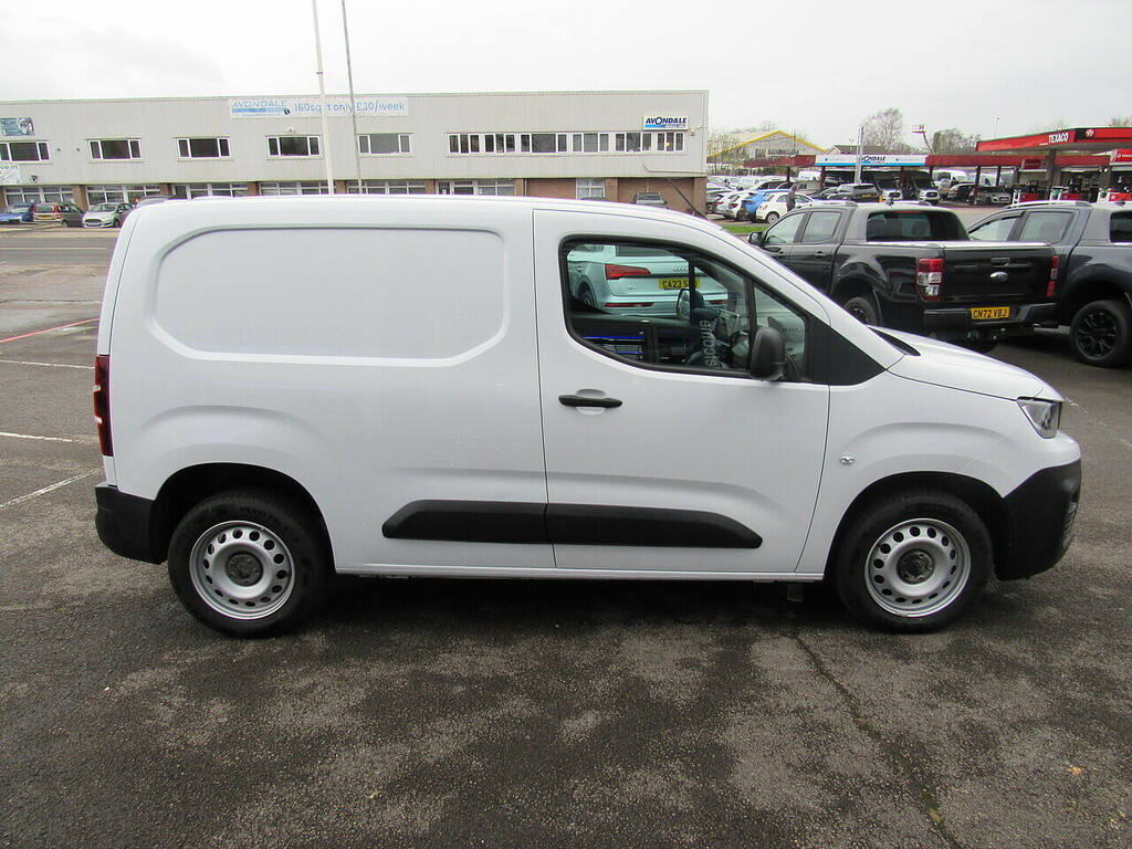 Peugeot Partner Bluehdi 1000 Professional Premium Euro 6 White V BT72VKE White #6